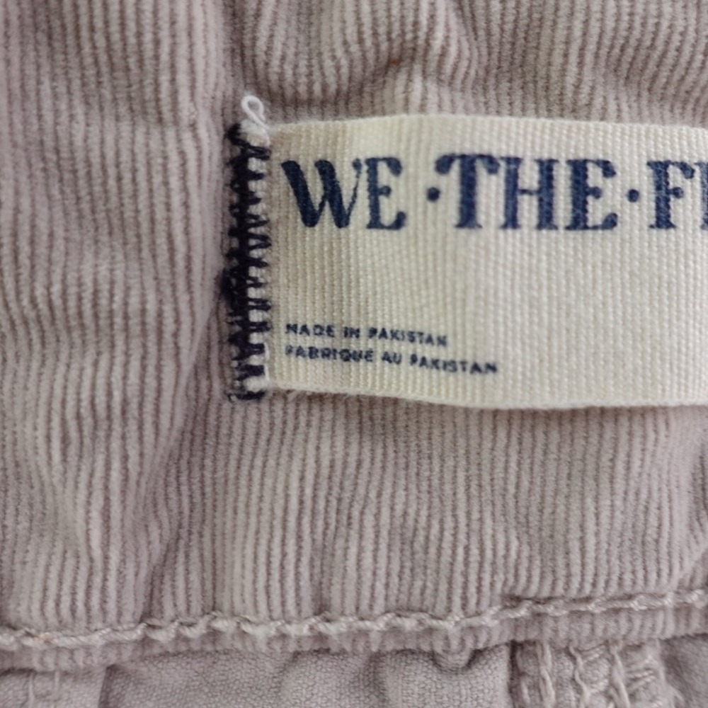 We the Free Pants Womens Beige 28X30 Jayde High Rise Flare Corduroy Bareback - Picture 9 of 12